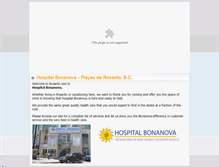 Tablet Screenshot of hospitalbonanova.net